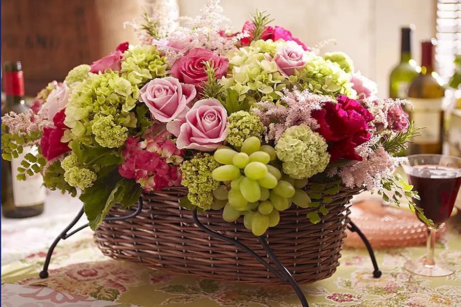 flowers-and-grapes